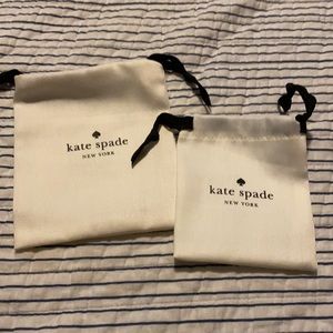 Kate spade jewelry dust bag set